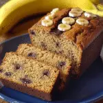 Freshly Baked Old-Fashioned Banana Bread Loaf