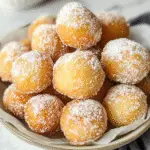 Freshly Fried Vanilla French Beignets with Powdered Sugar