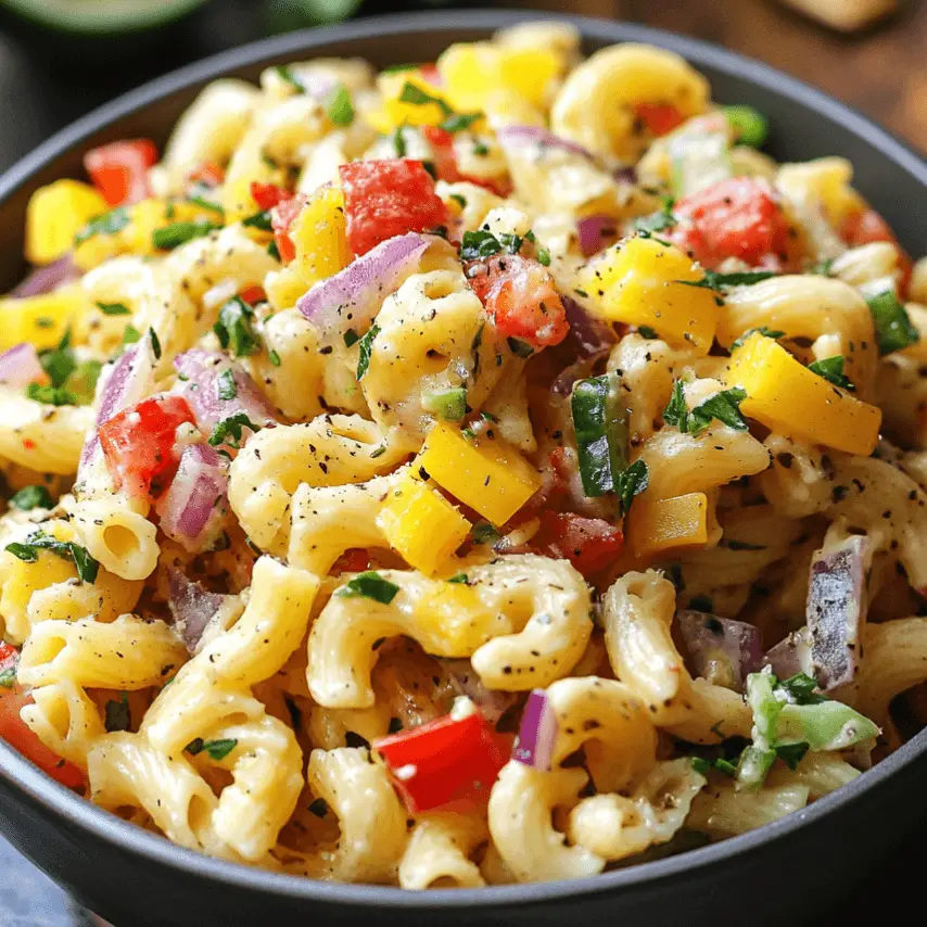 Hawaiian Pasta Salad with Creamy Dressing