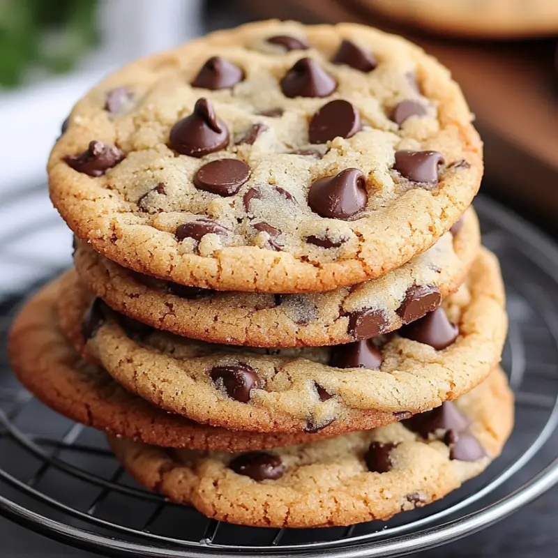 Homemade Chocolate Chip Cookies Fresh Out of the Oven