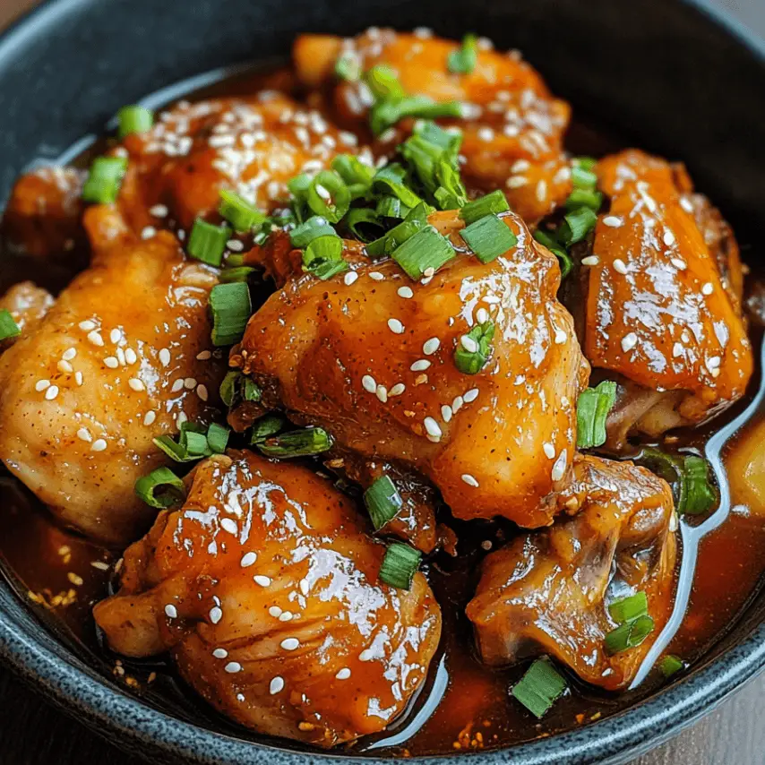 Korean Braised Chicken Thighs with Vegetables