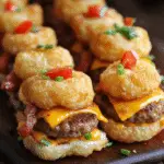 Mini Tater Tot Cheeseburgers – Bite-Sized Party Perfection