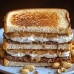 Peanut Butter S’mores Sandwich Close-Up