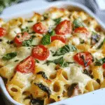 Primavera Baked Boursin Pasta with Roasted Veggies