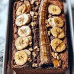 Super Moist Banana Bread Loaf Fresh Out of the Oven