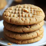 Thick and Chewy Peanut Butter Cookies Freshly Baked