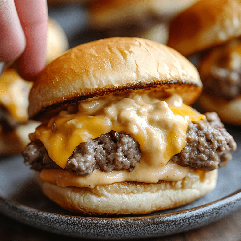 Best recipes Mini Big Mac Cheeseburgers that your family will love!