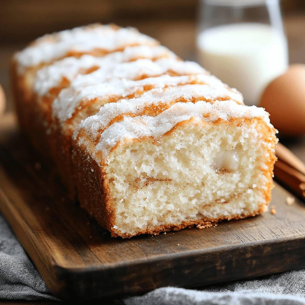 Deliciously Easy Cinnamon Donut Loaf that Everyone Will Love!