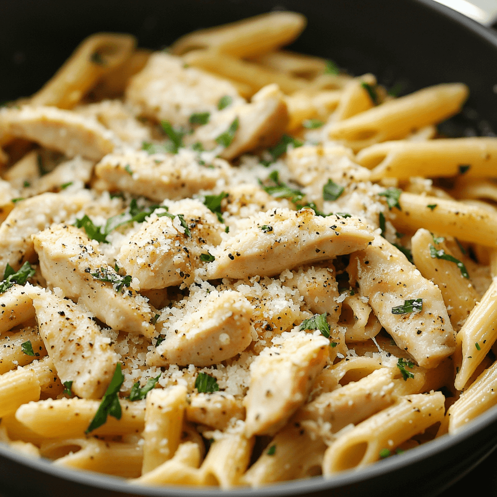 Easy Garlic Parmesan Chicken Pasta Recipe for a Healthy Dinner You'll Love!