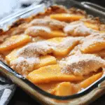 Peach cobbler with fresh peaches you'll crave today!
