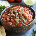 Salsa recipe with fresh tomatoes for ultimate flavor delight!