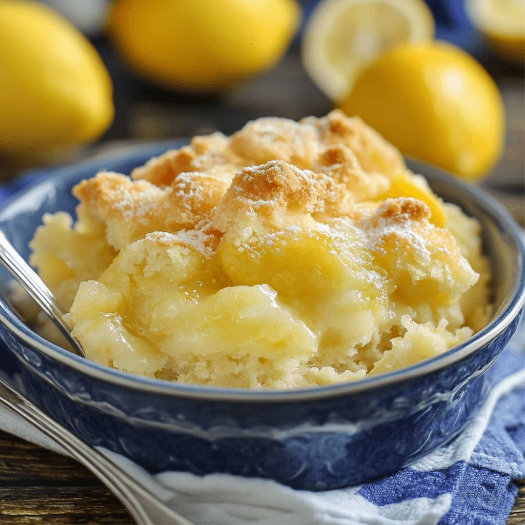 BEST RECIPE for Magic Lemon Cobbler You'll Love Today!