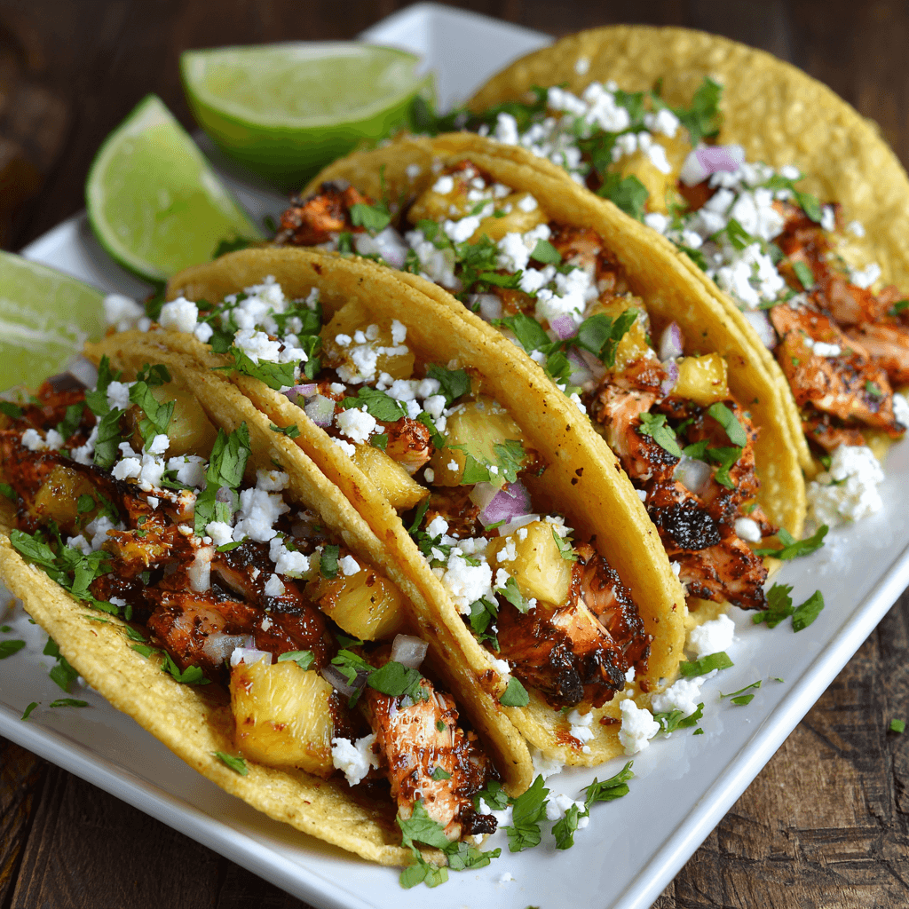 Chipotle Pineapple Chicken Tacos Recipe You Can't Resist!