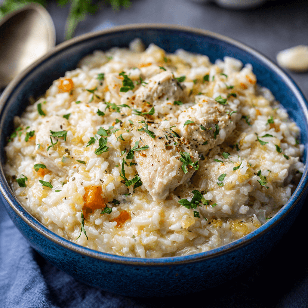 Creamy Instant Pot Chicken and Rice: Dinner Made Easy!