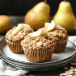Healthy Pear Oatmeal Muffins: Fall Breakfast You’ll Love!
