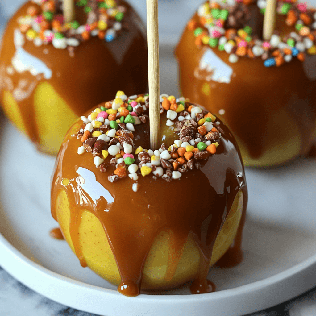 How to Make the Cutest Caramel Apple That Dazzles!