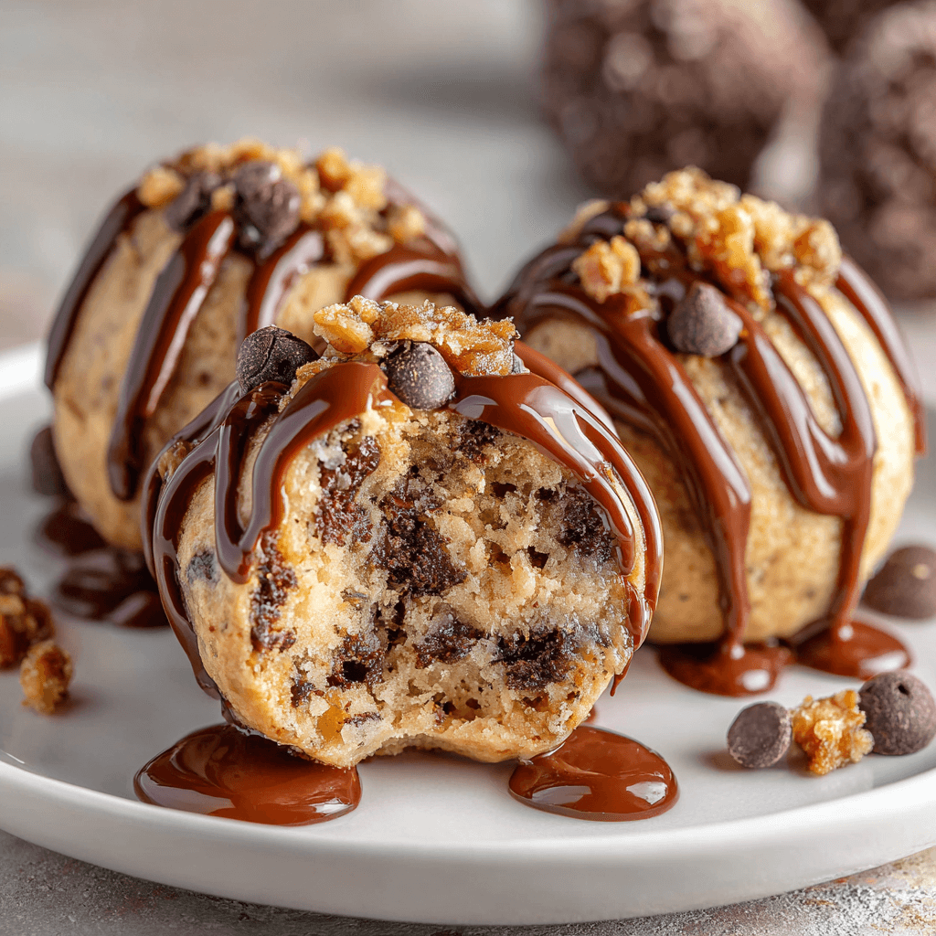 Indulgent Chocolate Chip Cookie Dough Brownie Bombs Await!