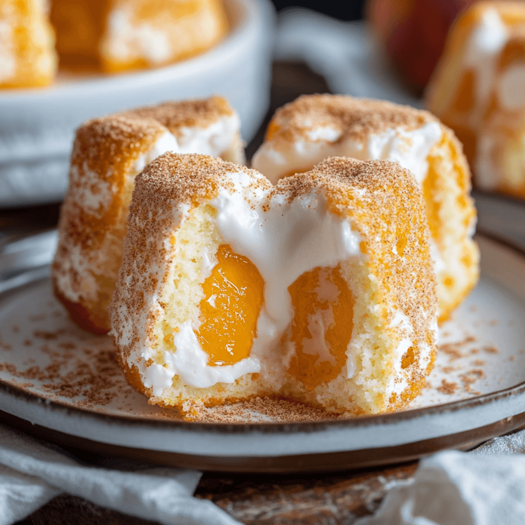 Peach Cobbler Pound Cake Twinkies: A Sweet Delight Awaits!