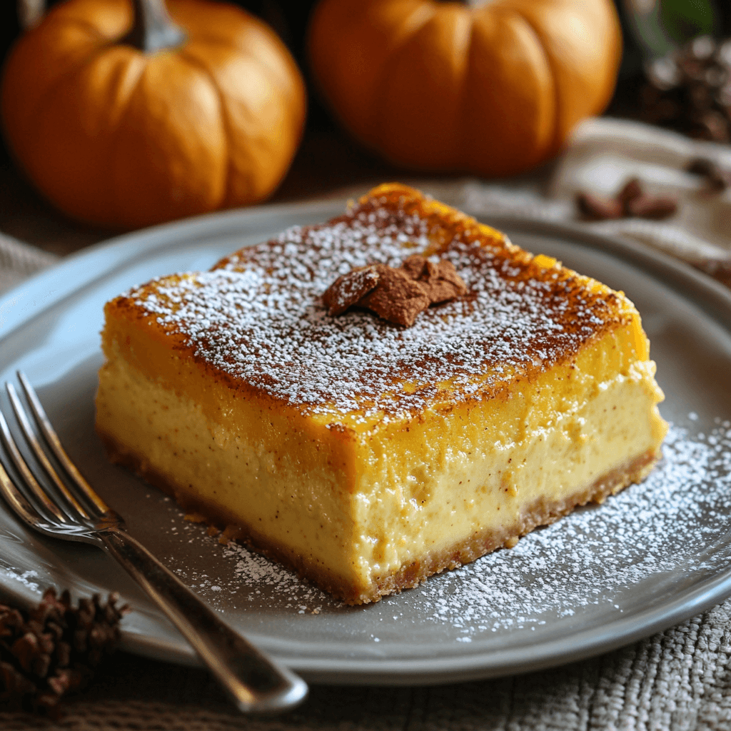 Pumpkin Magic Custard Cake Recipe That Will Delight You!
