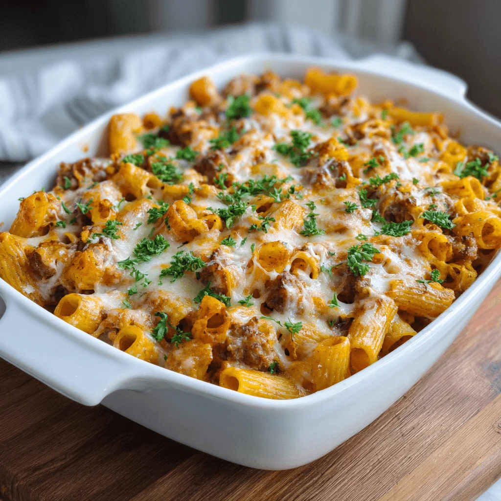 Pumpkin and Sausage Pasta Bake: A Cozy Fall Delight!