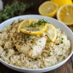 Slow Cooker Lemon Herb Chicken and Rice That Delights!