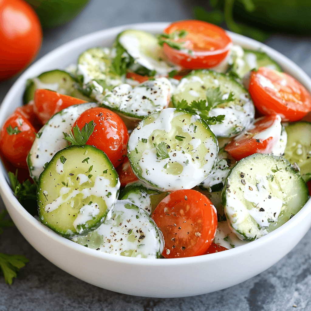 Tasty Cucumber Ranch Crack Salad: A Delightful Side Dish!