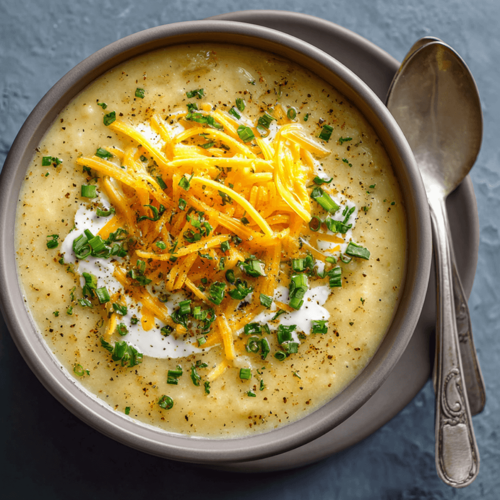 Cheddar Garlic Herb Potato Soup: A Creamy Delight Awaits!
