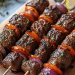 Greek-Style Beef Skewers Recipe