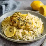 Slow Cooker Lemon Herb Chicken and Rice for Easy Meals