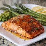 Texas Roadhouse Style Baked Salmon with Sweet Glaze Recipe!