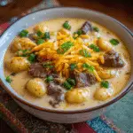 Beef Cheddar Gnocchi Soup: A Comforting Delight Awaits!