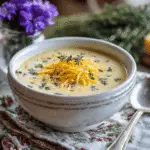 Cheddar Garlic Herb Potato Soup: A Creamy Delight Awaits!