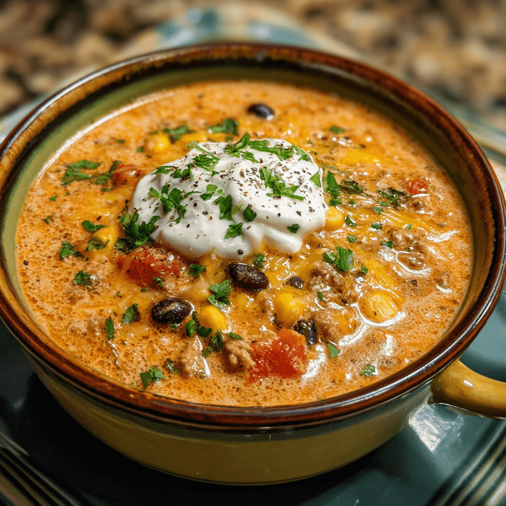 Creamy Taco Soup: Enjoy a Delicious Bowl Tonight!