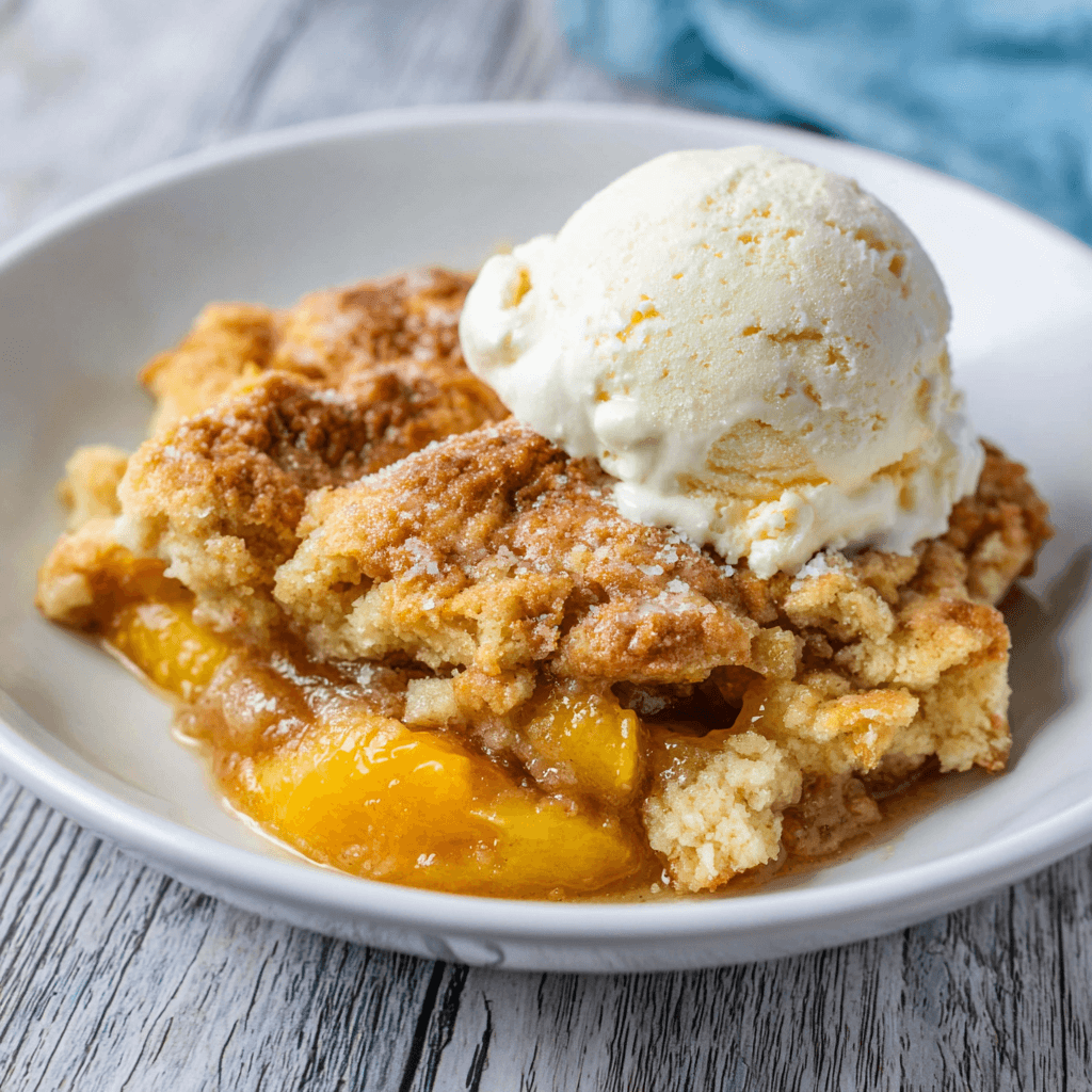 Easy Brown Sugar Peach Cobbler Recipe You'll Love!