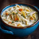 Easy Creamy Chicken Noodle Soup: A Comforting Delight!