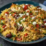 High Protein Mediterranean Chicken Orzo: A Delicious Twist!