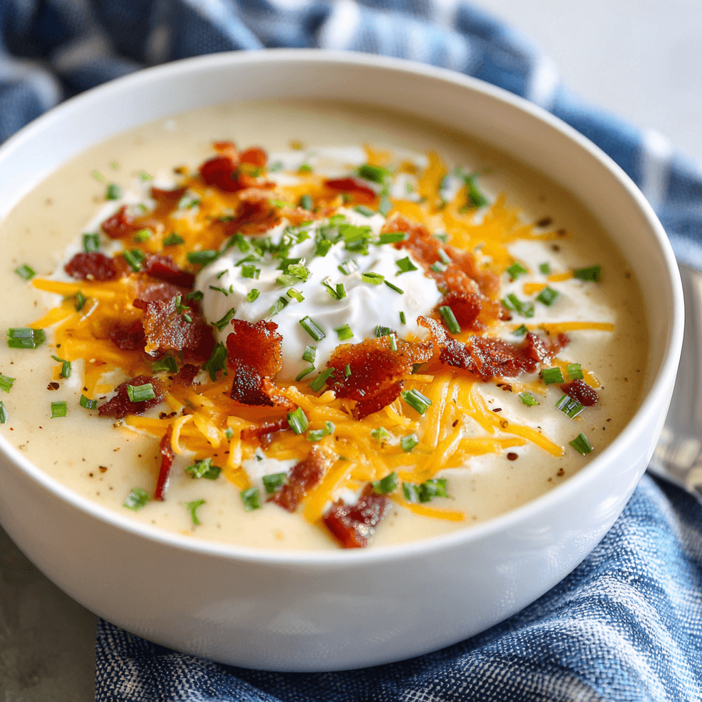 Loaded Potato Soup: Easy Stovetop Recipe for Comfort!