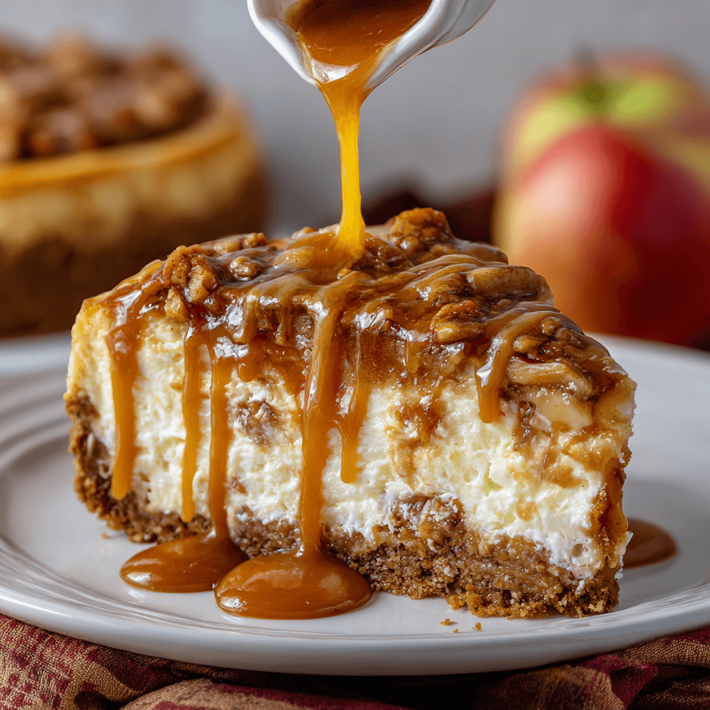 Salted Caramel Apple Pie Cheesecake: A Taste Sensation!