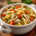 Homestyle Chicken Noodle Soup: Your Comfort in a Bowl!