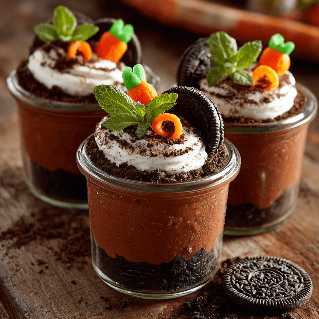 Make these fun Halloween dirt cups for a spooky treat!