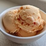 4 Ingredient Peach Sorbet