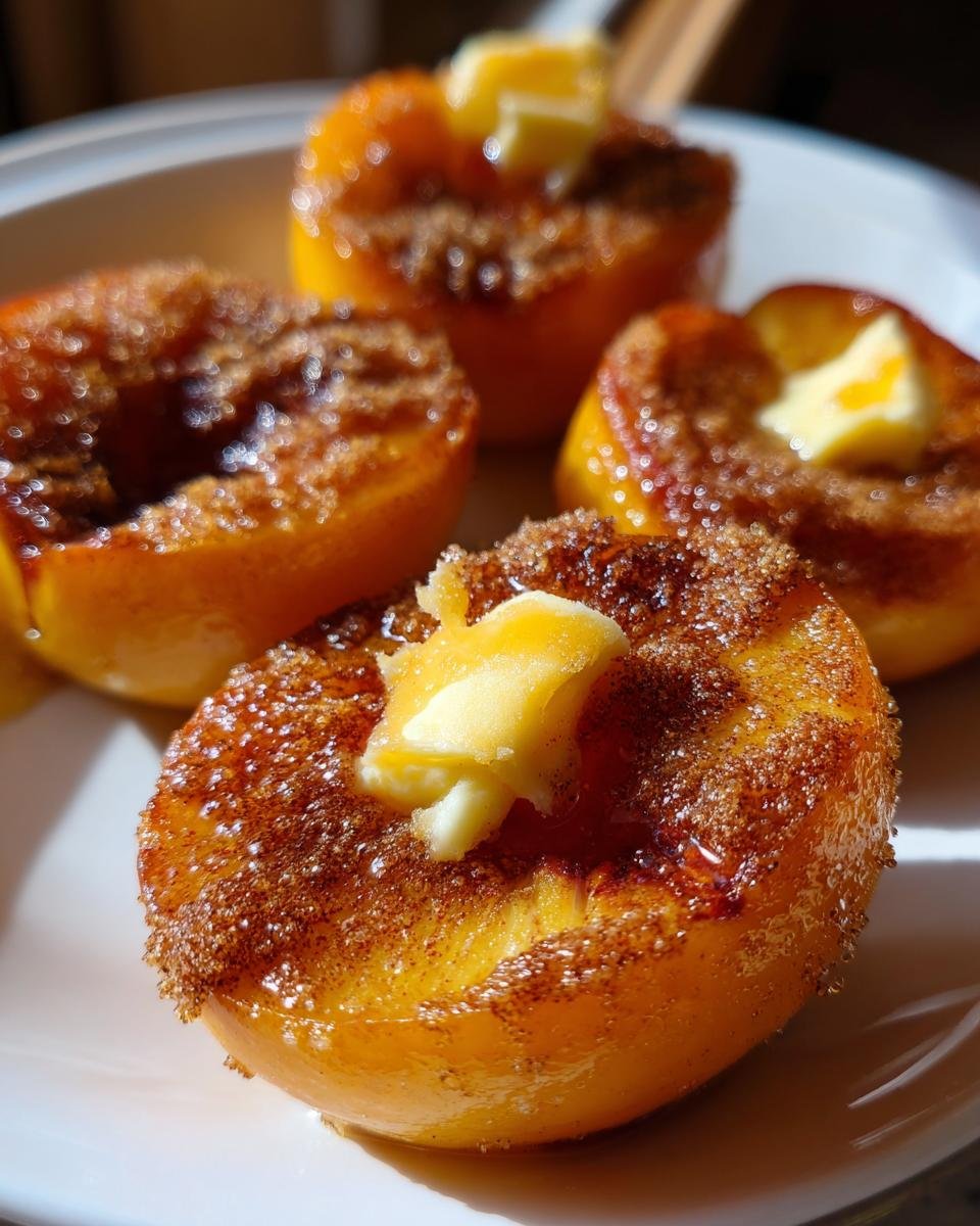 Air Fryer Peaches - detail 1