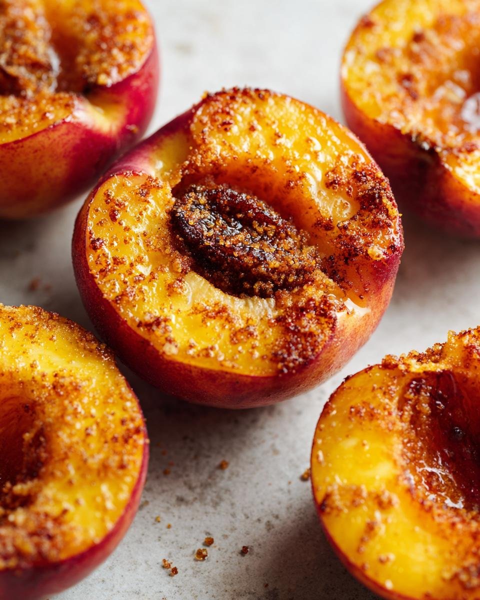 Air Fryer Peaches - detail 2