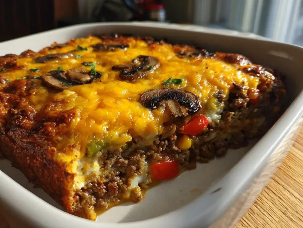 Amish burger Steak Bake Recipe