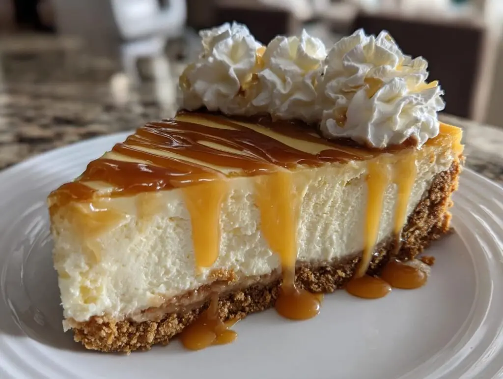 Apple Cider Creamy Cheesecake