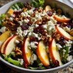 Autumn Harvest Honeycrisp Apple and Feta Salad