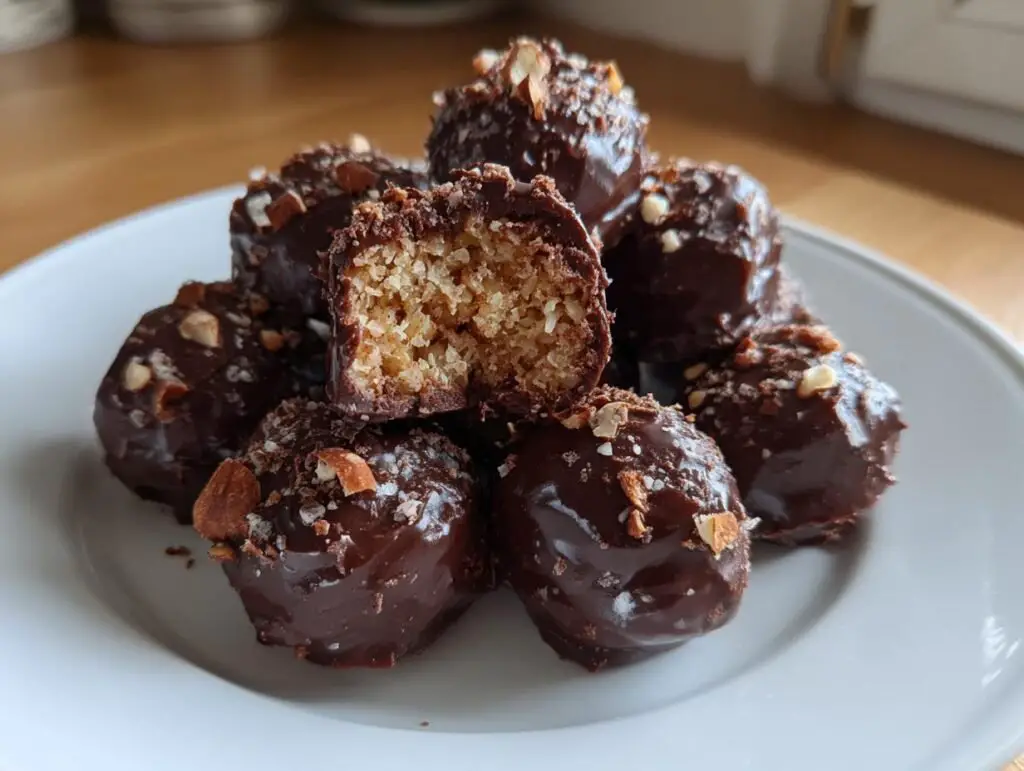 Banana Truffles with Chocolate