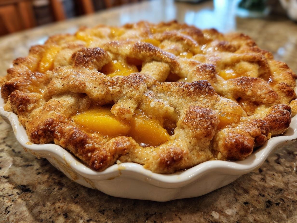 Best peach cobbler in the world