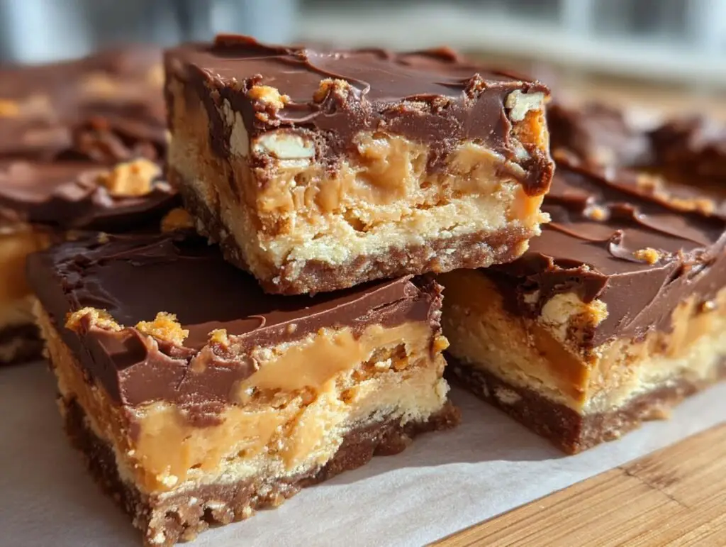 Butterfinger Peanut Butter Fudge Bars
