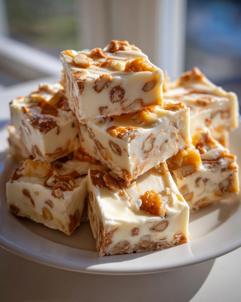 Butterfinger Reese’s White Chocolate Fudge - detail 1